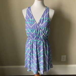 Lush patterned sundress with cute open back